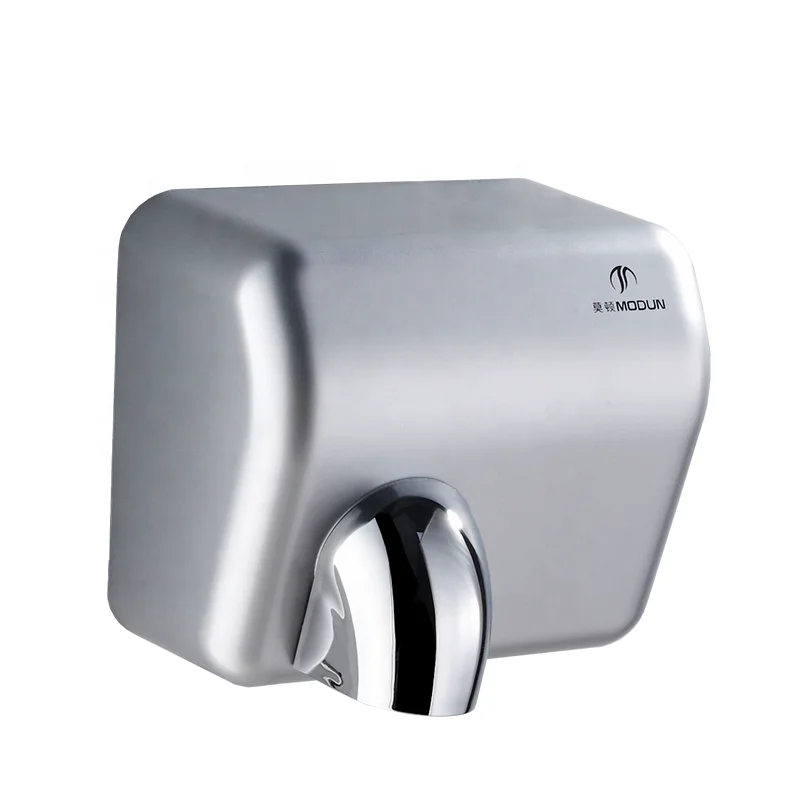 Washroom Automatic Hair Dryer Hotel Commercial Drier Toilet Bathroom 360 Degree Revolving Nozzle White ABS Electric Hand Dryers