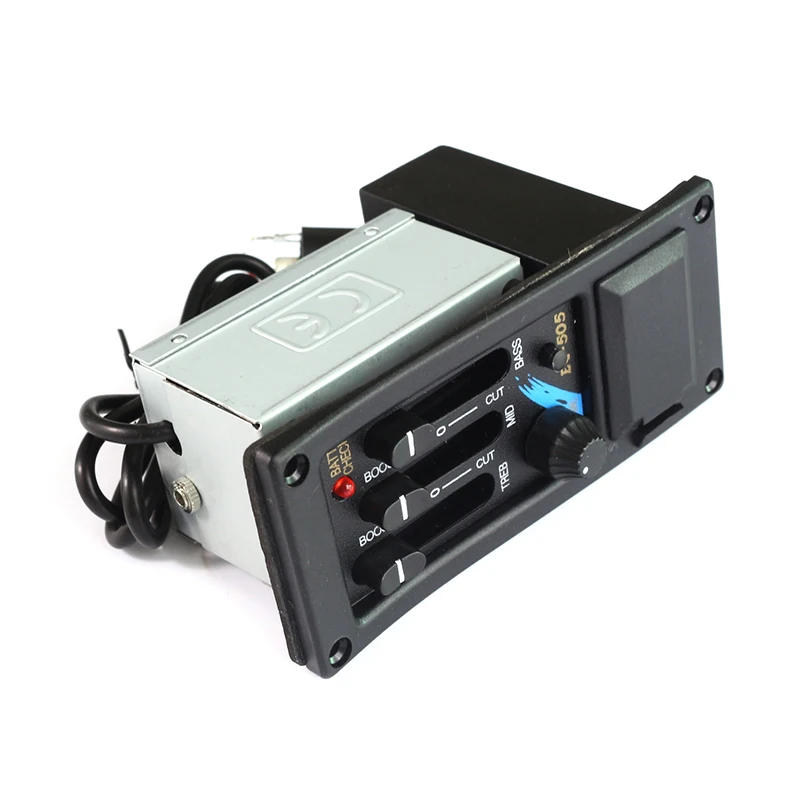 Amplifier Left Hand Pickup  3 Band Acoustic Guitar Preamp EQ-505