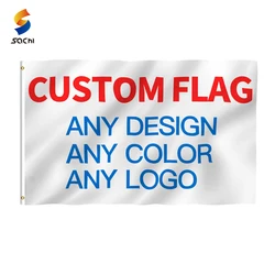 Custom Fast delivery print your own logo design words nylon flag 3x5 ft custom country wall flag banners