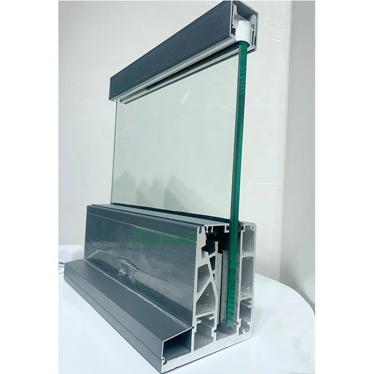 Современные черные перила из нержавеющей стали от производителя, стеклянные перила со светодиодной подсветкой