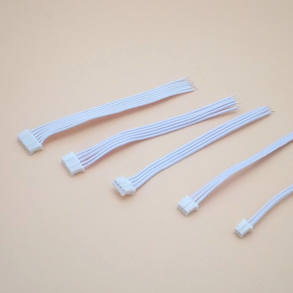 PH2.0 single head red white cable 2P 3P 4P 5P10P 2.0MM pitch length 10CM 26AWG