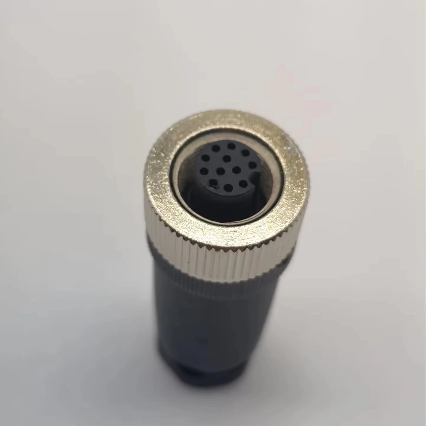 Waterproof IP67 M12 8 12Pin Connector Female A coded Assembly Plastic Straight Cable Plug