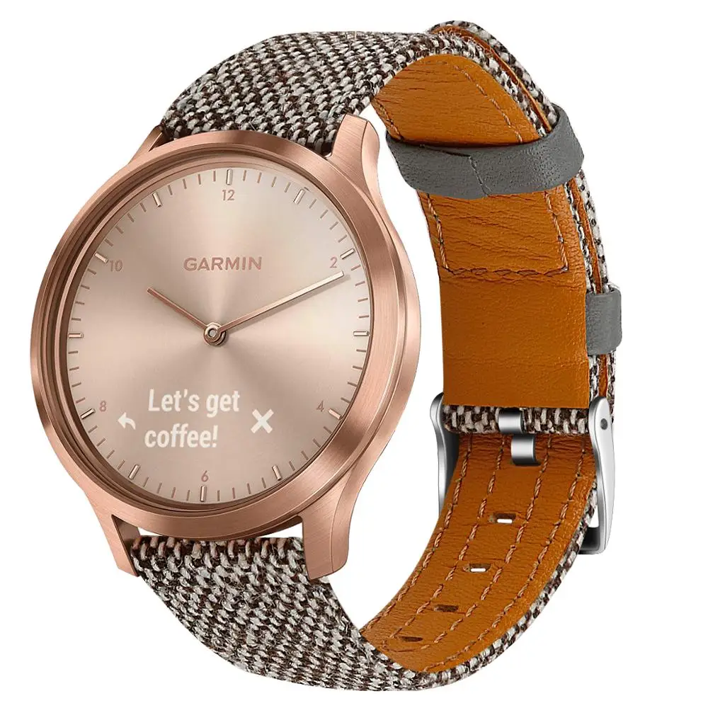 
Wholesale Canvas Watch Band Replacement Watch Strap for Garmin HR 