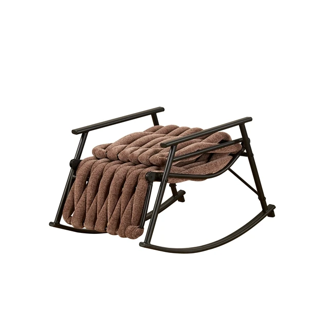 Free Sample Single Sun Lounger sofa Lazy Bean Bag Wing Egg Folding Relaxing Bedroom Finger Lift Recliner Pink Rocking Sofa Chair