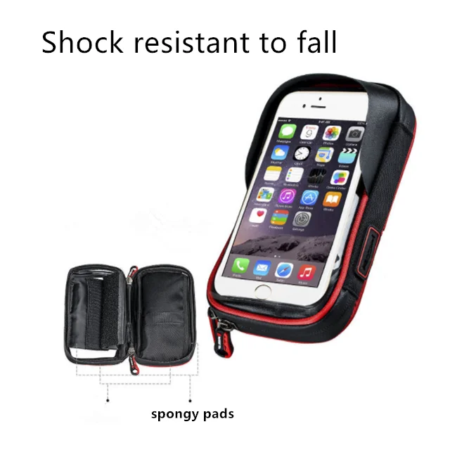
Multifunctional bicycle upper tube bag waterproof touch screen bike mobile phone holder bag water proof 