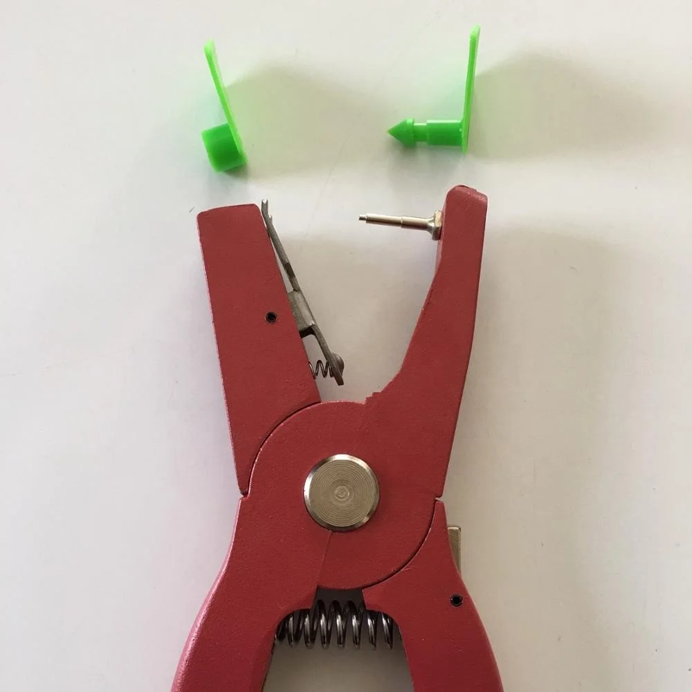 Желтые подключенные Ушные бирки для свиней, Ушные бирки для животных