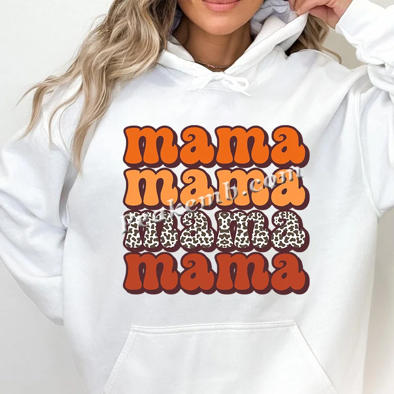 Iron on Mama Zebra Heat Vinyl Design Customized Plastisol Mama Vinyl Heat Transfer for Garment