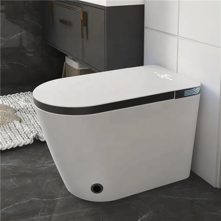 Factory Directly Sales Automatic Full Function Smart Toilet Bidet Sanitary Ware One Piece Wc Toliet Ceramic