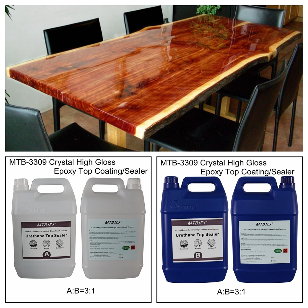 
Liquid Glass Epoxy Resin Coating For Wood 15 kgs Kit 