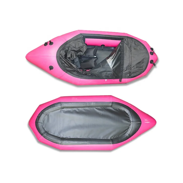 top sale ultralight TPU 1-Person folding kayak, inflatable floating kayak, rafting boat Adventure Rafting