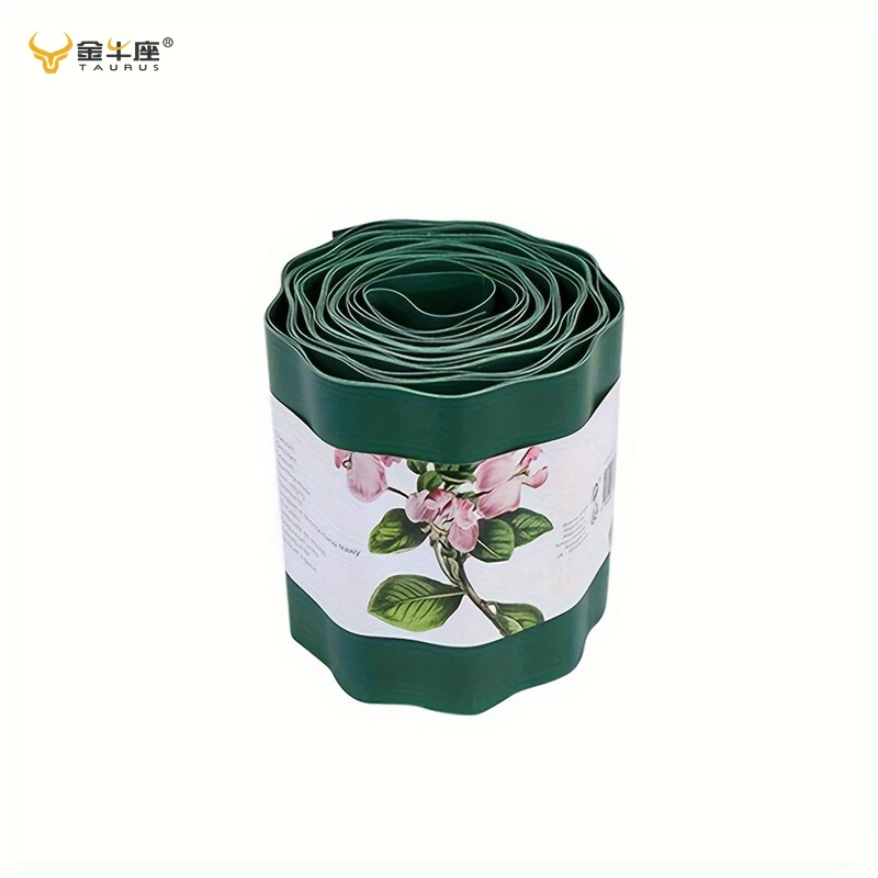 JNZ Good Quality Plastic Garden Border Wave Shape Green Lawn Grass Edge For Outdoor Decoration
