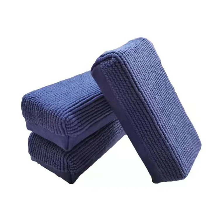 Hot sell waterproof wax sponge car washing sponge with pearl cloth cleaning sponge
