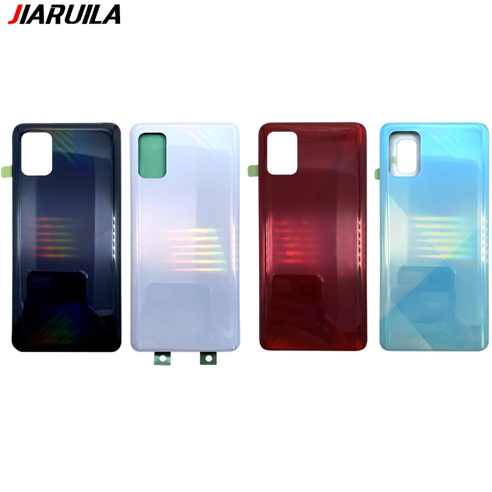 Задняя стеклянная крышка сотового телефона для Samsung A51 A71 A31 A41 запасная