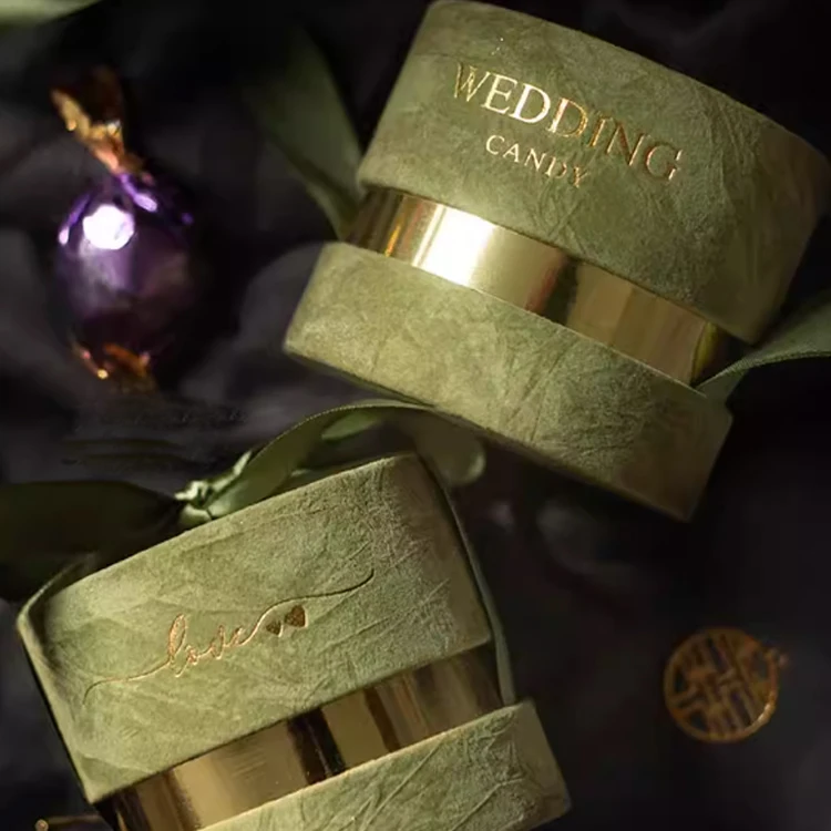 Chinese wedding gift box packaging  luxury tube wedding favor for wedding gift