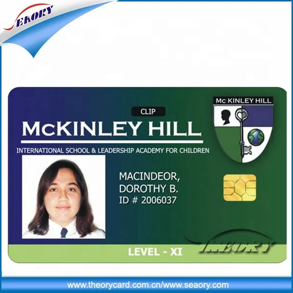 13.56mhz Dual side printing NFC Chip Contact Smart ID Card Social Media nfc google payment Card