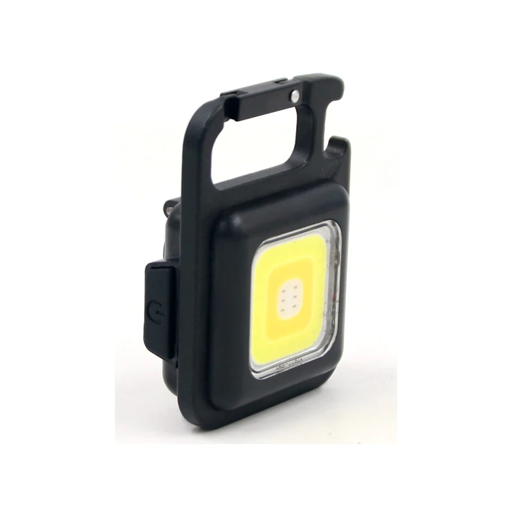 Hot Sale Multi-functional Type-C Charging Mini Pocket LED COB Keychain Flashlight for Hiking Camping Working