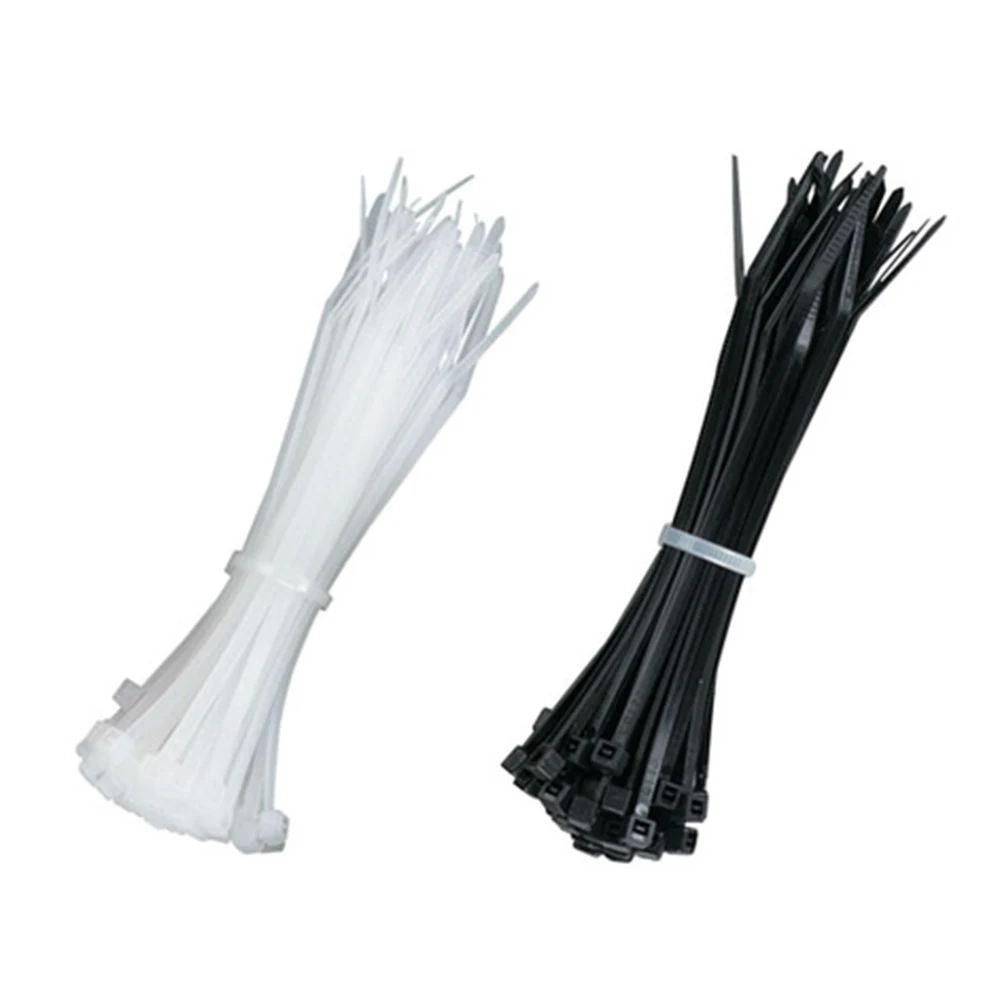 Cheap Price 2.5*100mm 4*300mm Plastic Pa66 Strap Cable Zip Ties Multi Color Self-locking Flexible Nylon Cable Tie