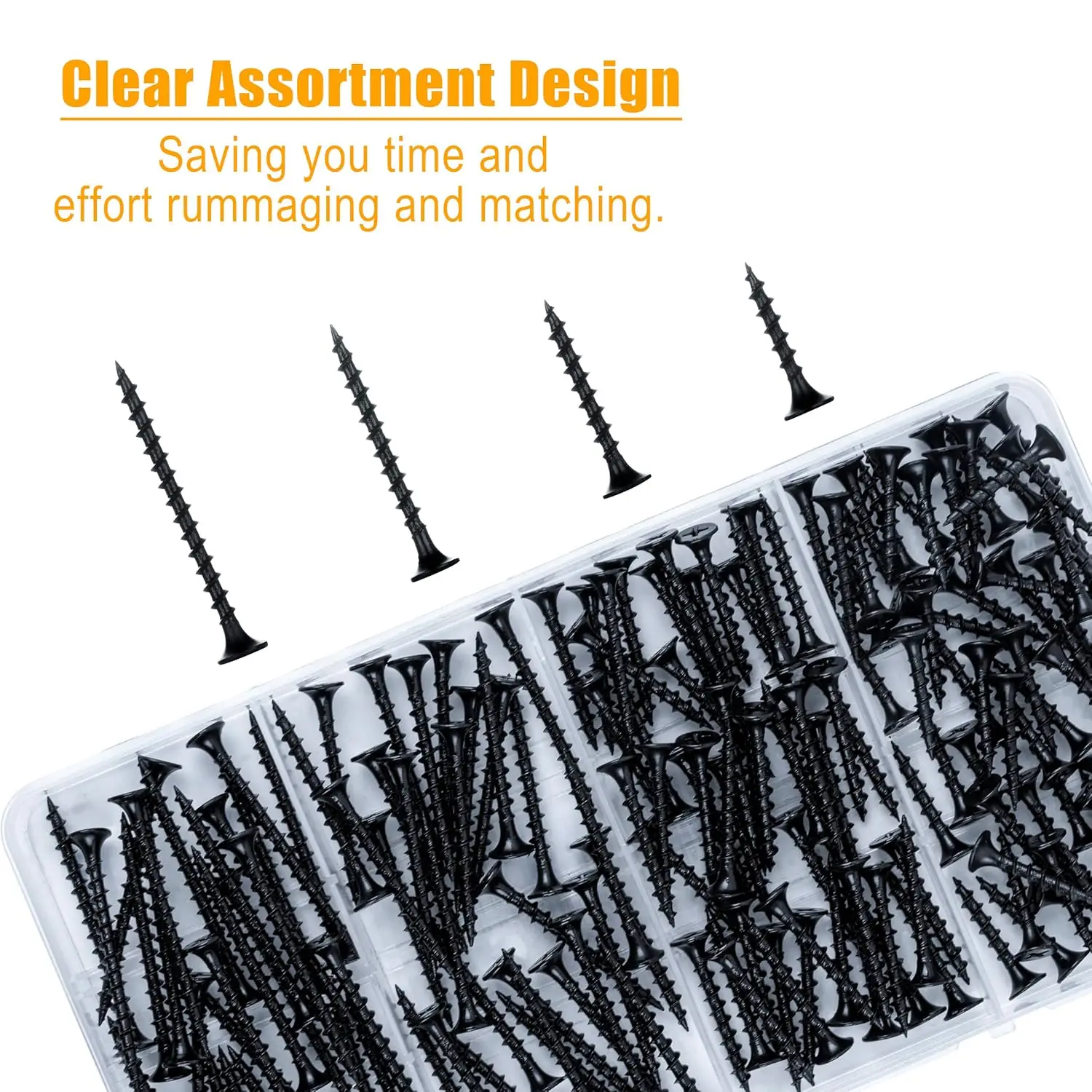 Высокопроизводительный стальной черный фосфатный Горн для гипсокартона винт
