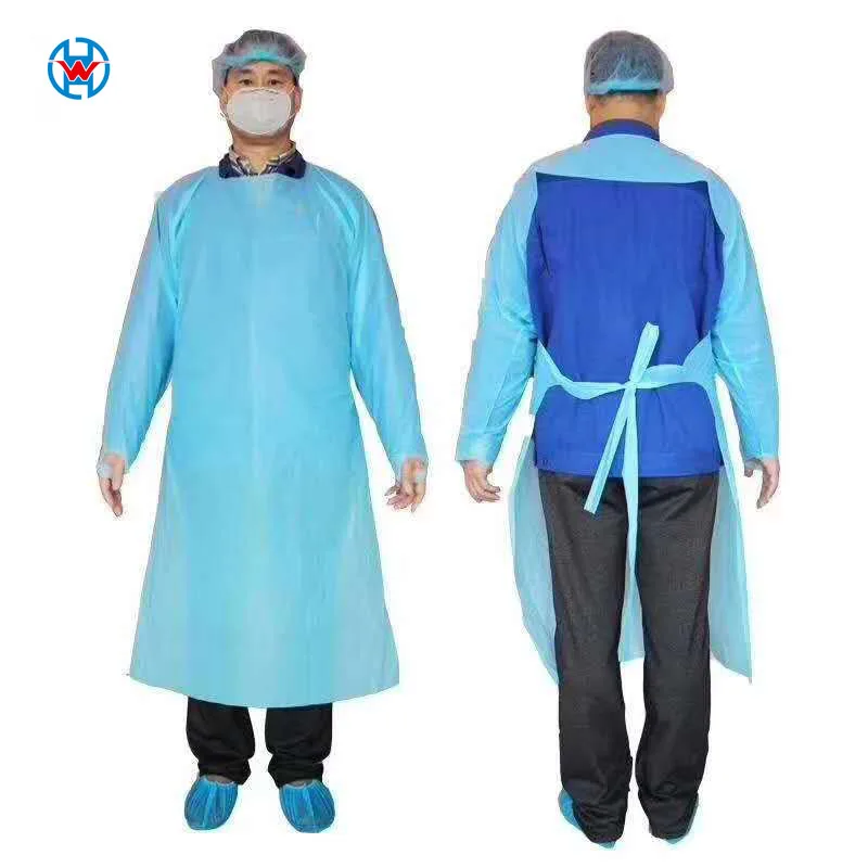 High quality CPE disposable aprons and adult men and women