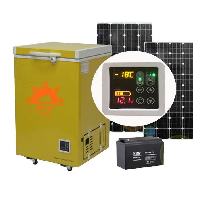 DC12v /24v Solar deep freezer top open door chest freezer commercial battery solar panel freezer