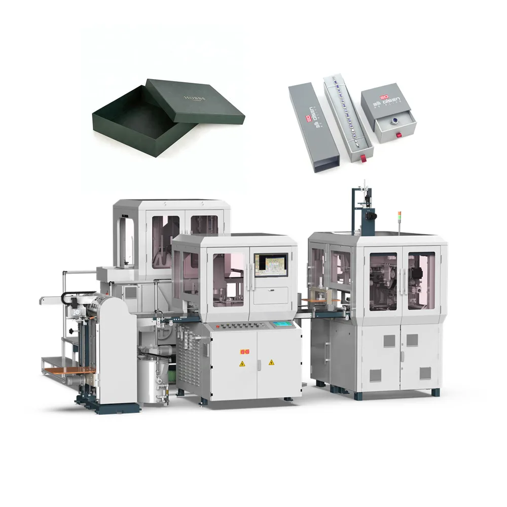 HM-ZD350A Automatic Luxury box Making Machine Box Machine