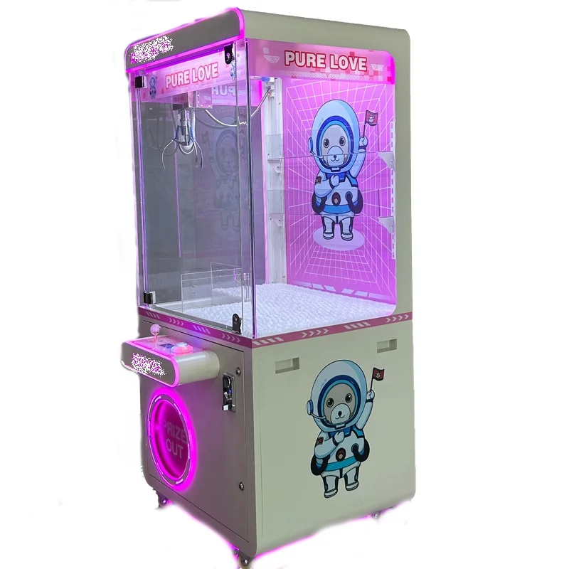 Colourful Cheap Cute  Kids And Adults Treasure Hunt Toy Claw Crane Game Machines Or Automatic Doll Game Machines For Sale