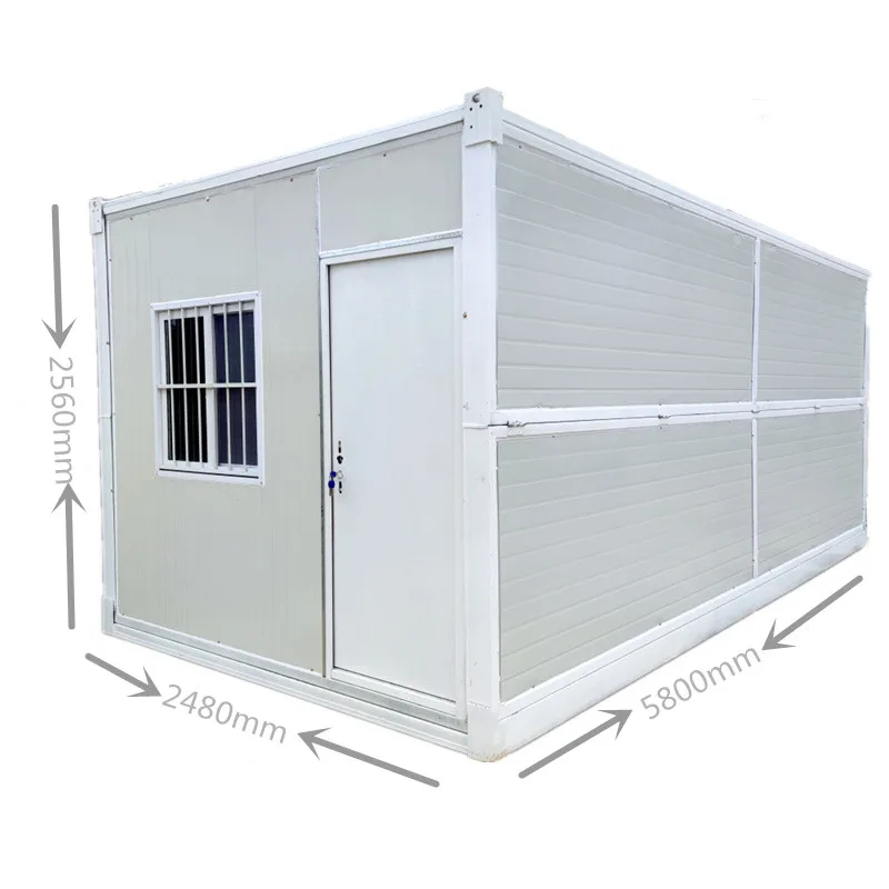 Fast build prefab house 20ft 40ft modular folding container house camping Shop foldable small tiny container house home office