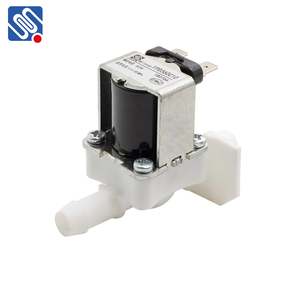 MEISHUO FPD360C10 24VDC 12V Volt Water Flow Control Shut Off Discharge RO Dispenser solenoid valve