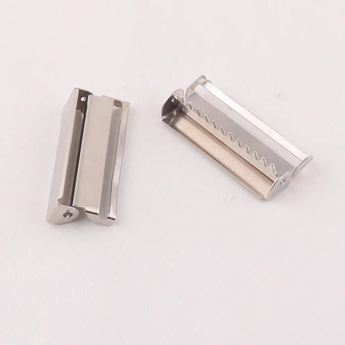 Заводская оптовая продажа, металлические регулируемые подтяжки 40 мм, зажим-пряжка для аксессуаров для одежды