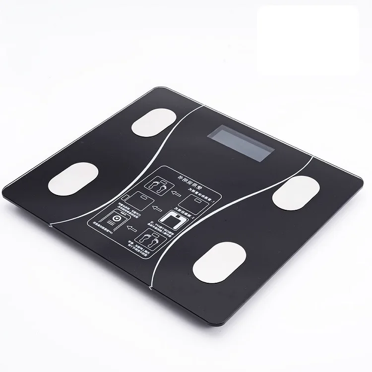 
High quality smart body scales digital weight body scale black 