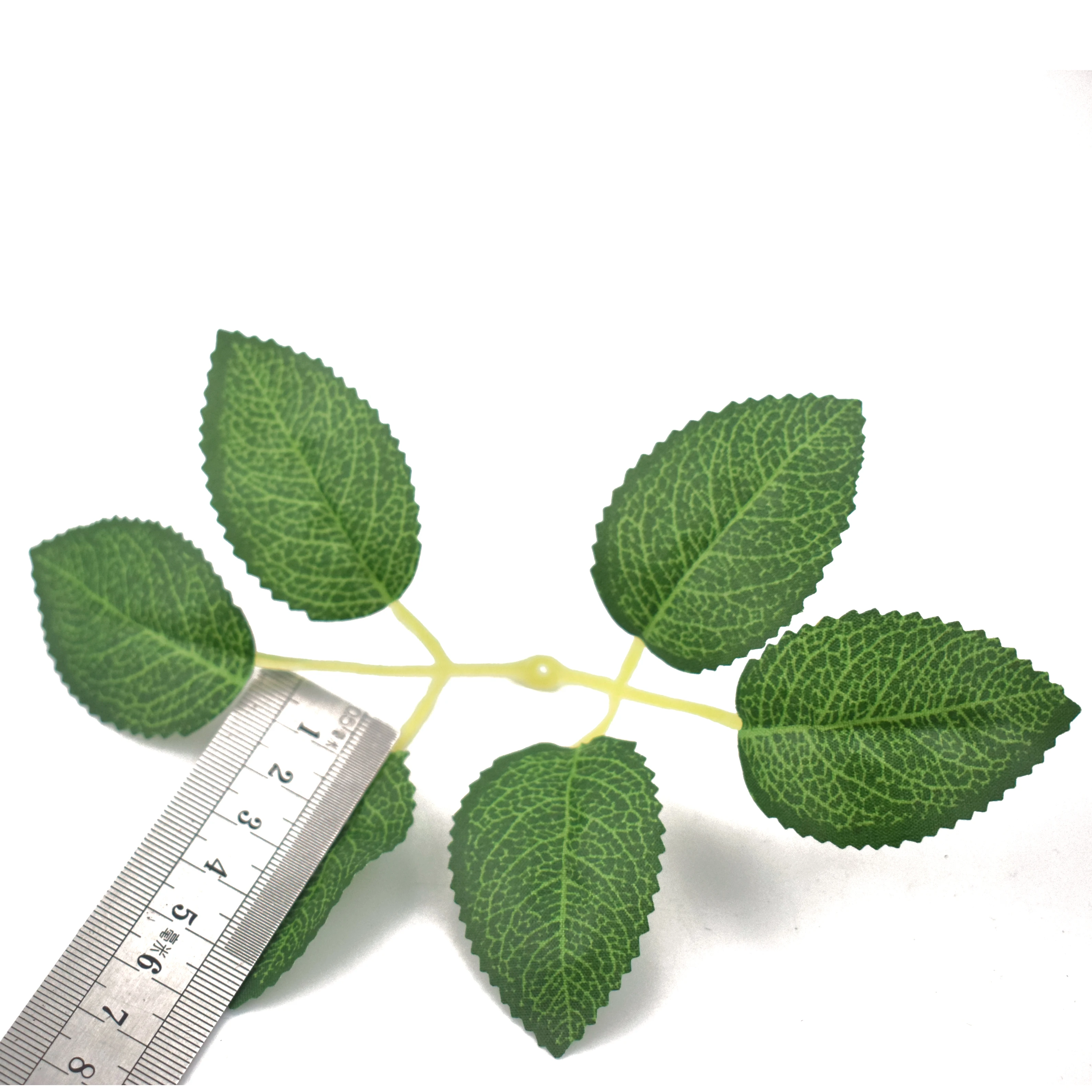 
100pcs Green Fake Rose Leaves Artificial Greenery Leaves for DIY Crafts Leaf Decor Rose Vine Garlands Wreath 