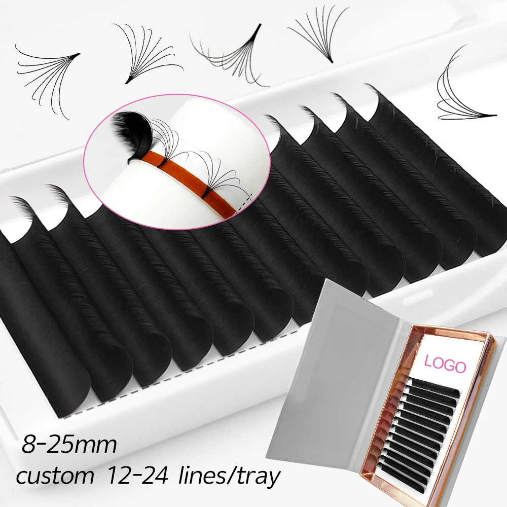 Ресницы для наращивания Мега объема премиум-класса 0,03 0,05 0,07 c d cc dd от производителя ресниц из сибирской норки