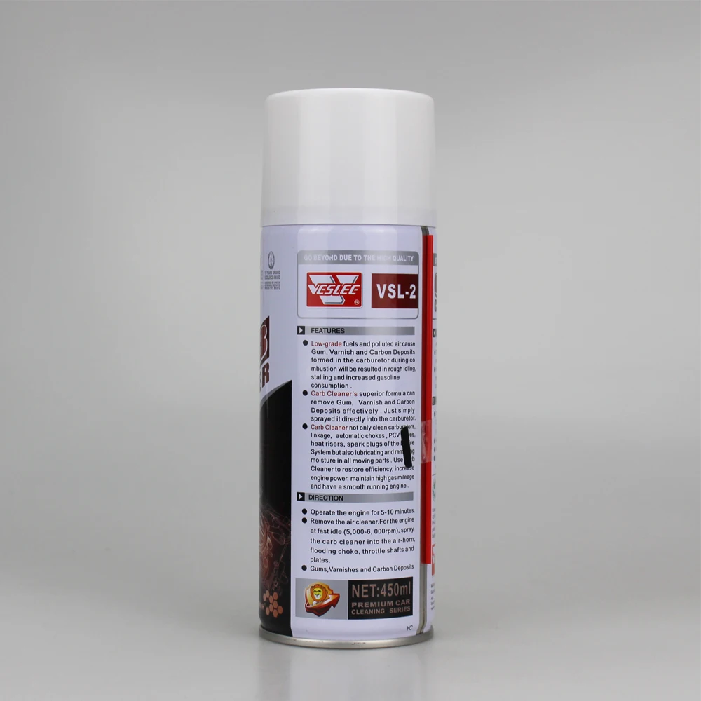 High Temperature Tar Carbon Deposition Long Lasting Carb Cleaner Spray