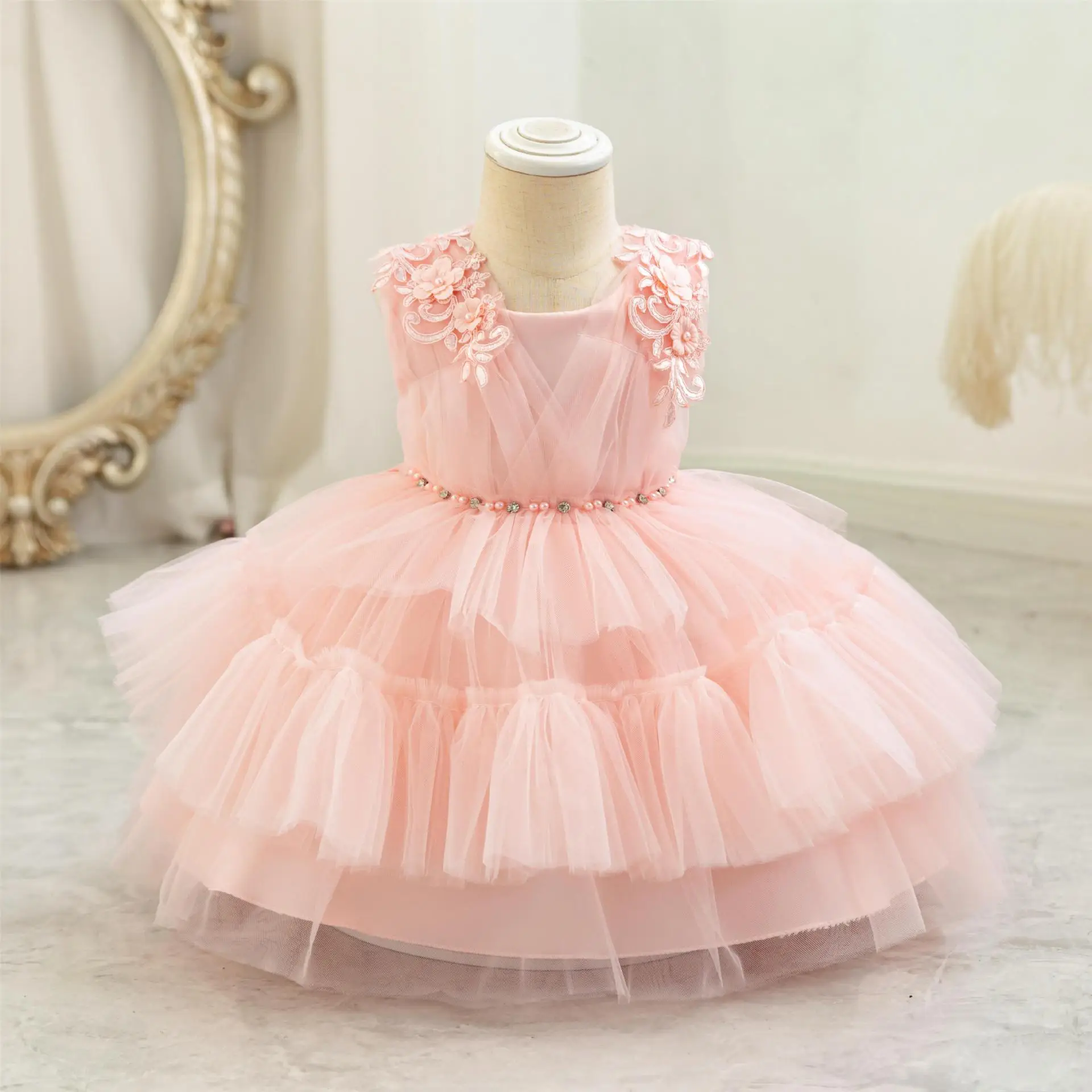 2 Year Old Girl Fancy Baby Girl Dresses Party Dress Kids Flower Girl Birthday Dress