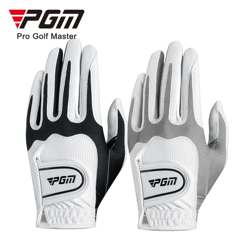 PGM ST035 Left Hand Sports Glove Breathable and Stretchable PU Material Non-slip Men Golf Gloves