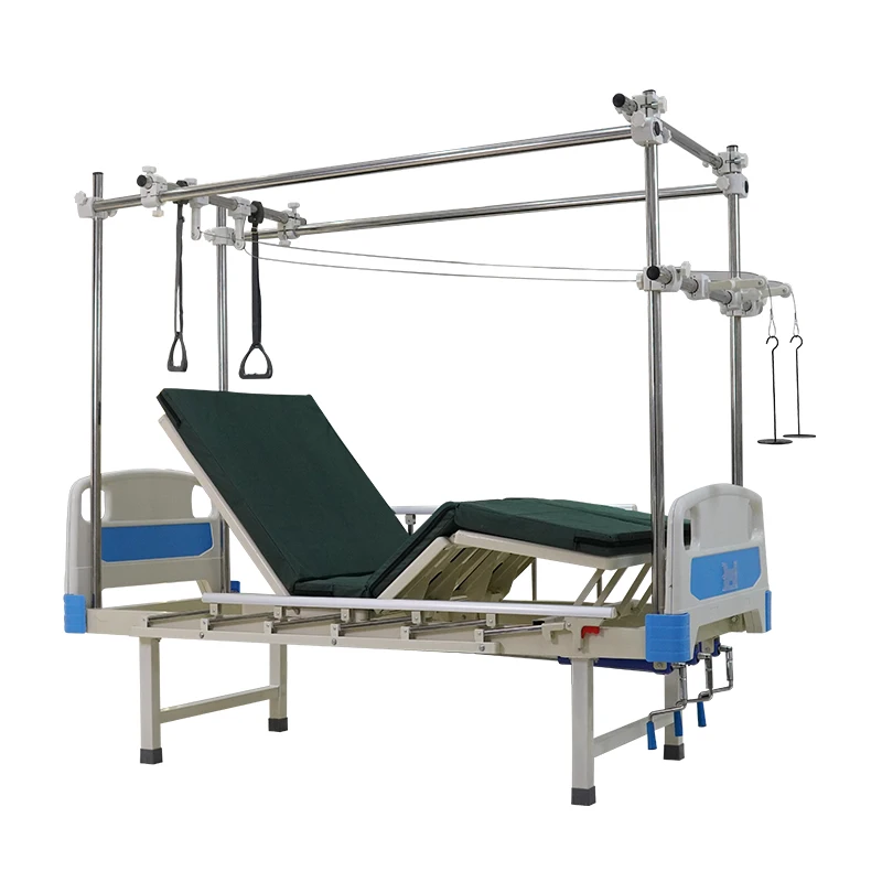 factory wholesale hot selling low-cost High Quality manual 3-crank medical special nursing Orthopaedic Traction Bed for patients