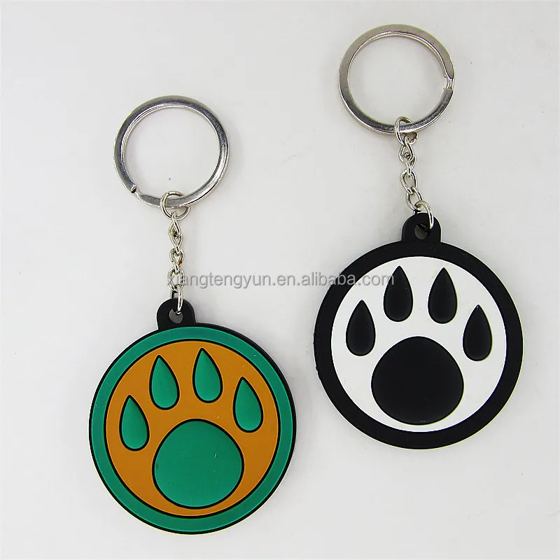Silicone rubber keychain custom bratz doll rubber keychain rubber tyre keychain