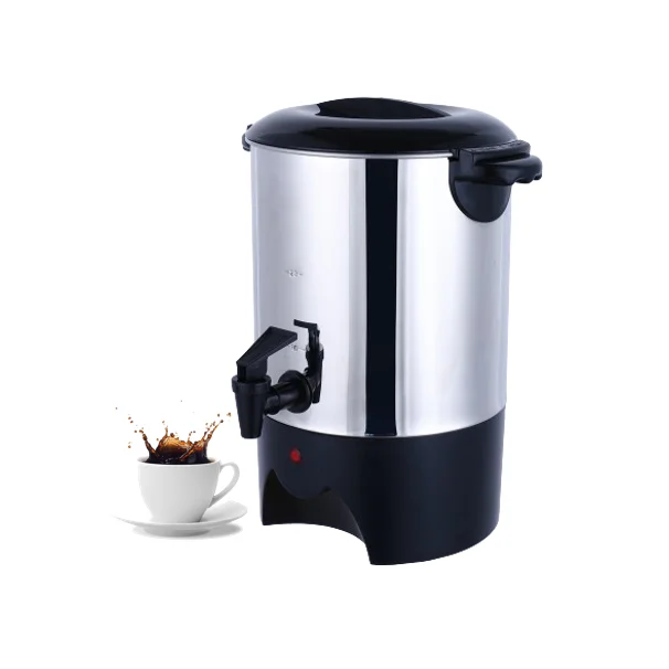 30 cups 4.5 liter Stainless Steel Electric Coffee Maker Commercial Coffee Urn Coffee Percolator for Sale
