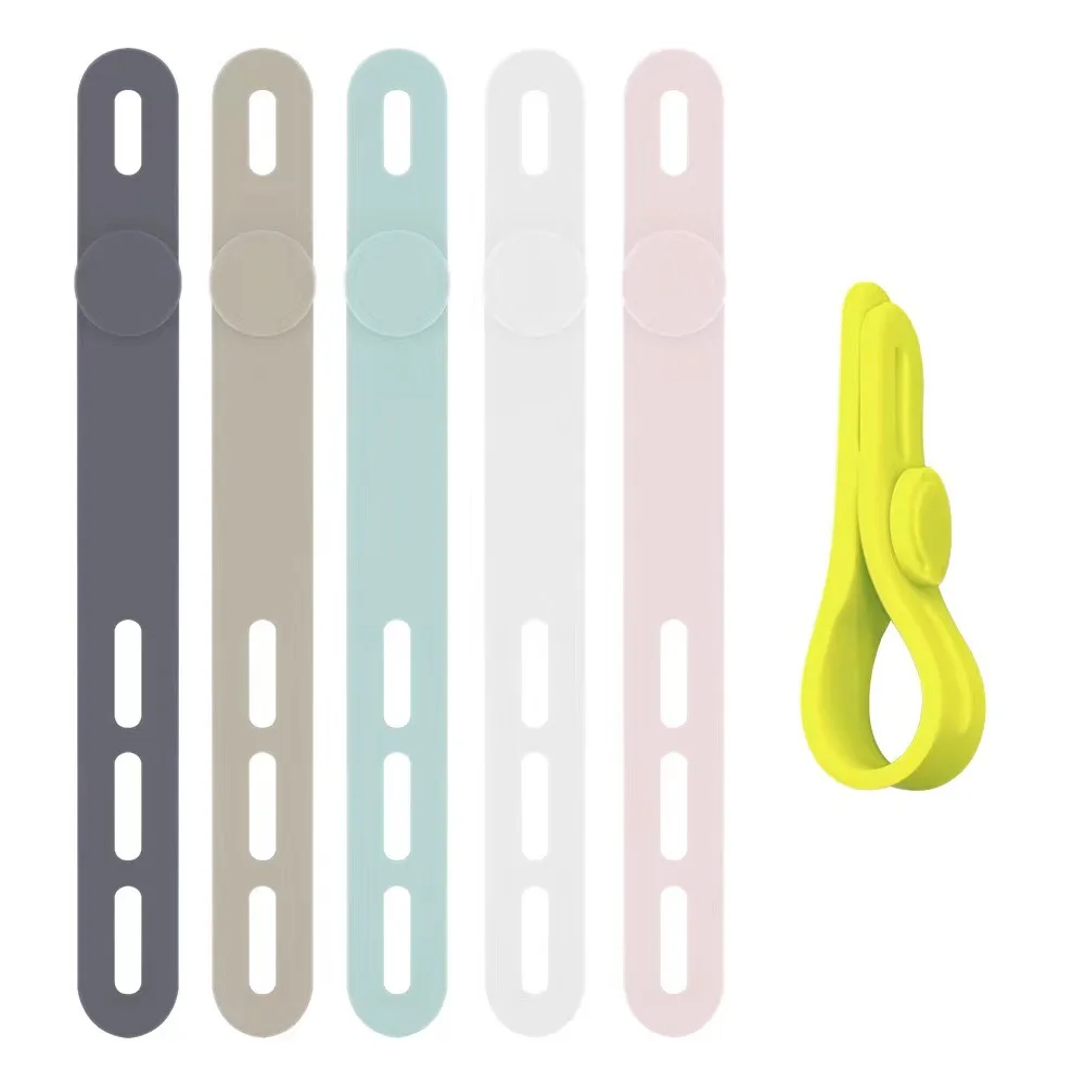 Reusable Cord Straps Multipurpose Elastic Cable Organizer for Bundling Fastening Phone Charger Rubber Bands Office Supplies