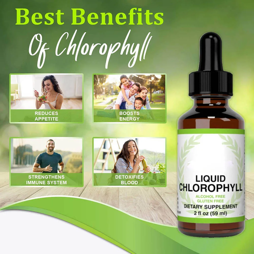 RTS Wholesale Natural Dietary Supplement Liquid Chlorophyll Drops