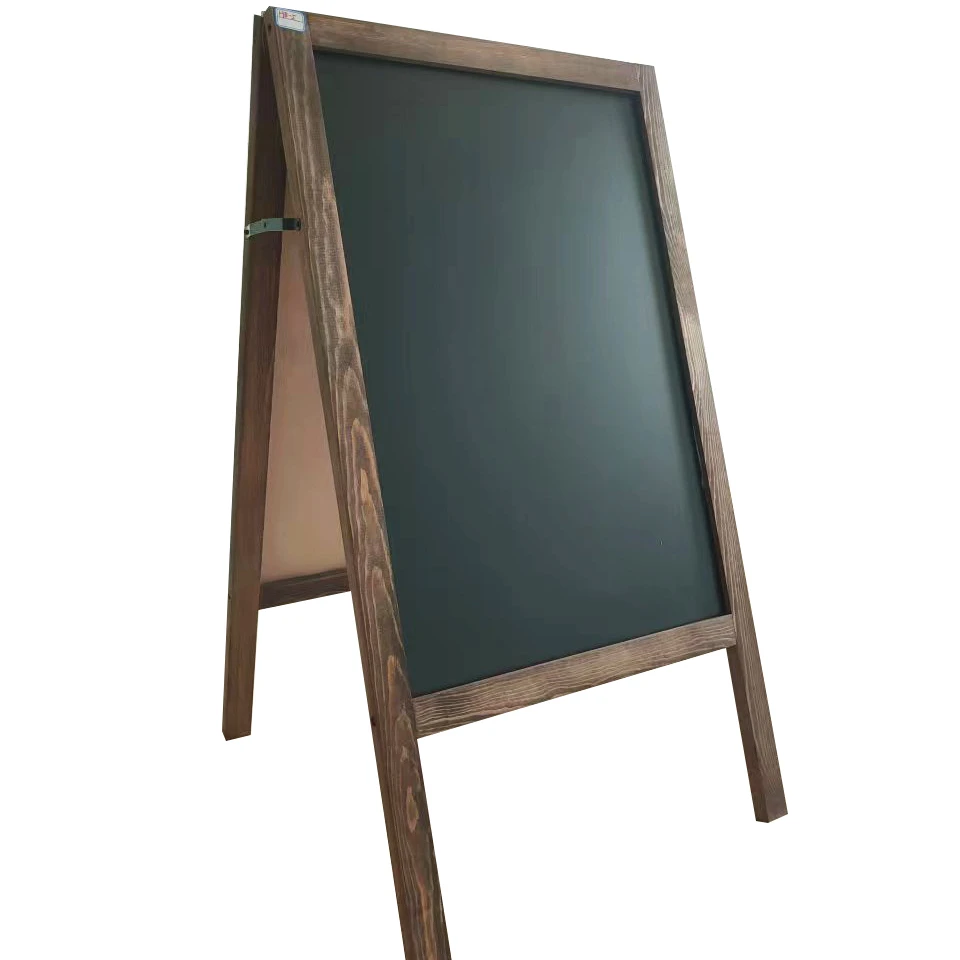 A-type blackboard double-sided magnetic foldable easy-to-carry advertising stand sunscreen and rainproof