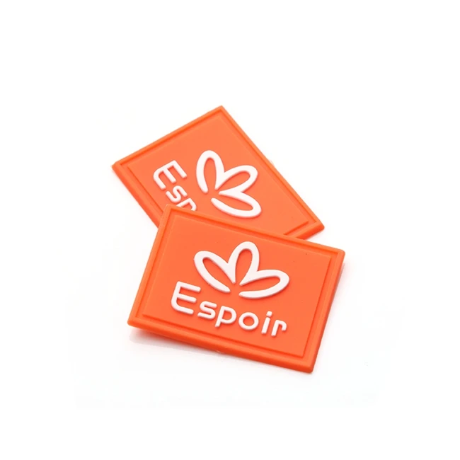 Embossed Logo Rubber Label 3D Silicone Clothing Label