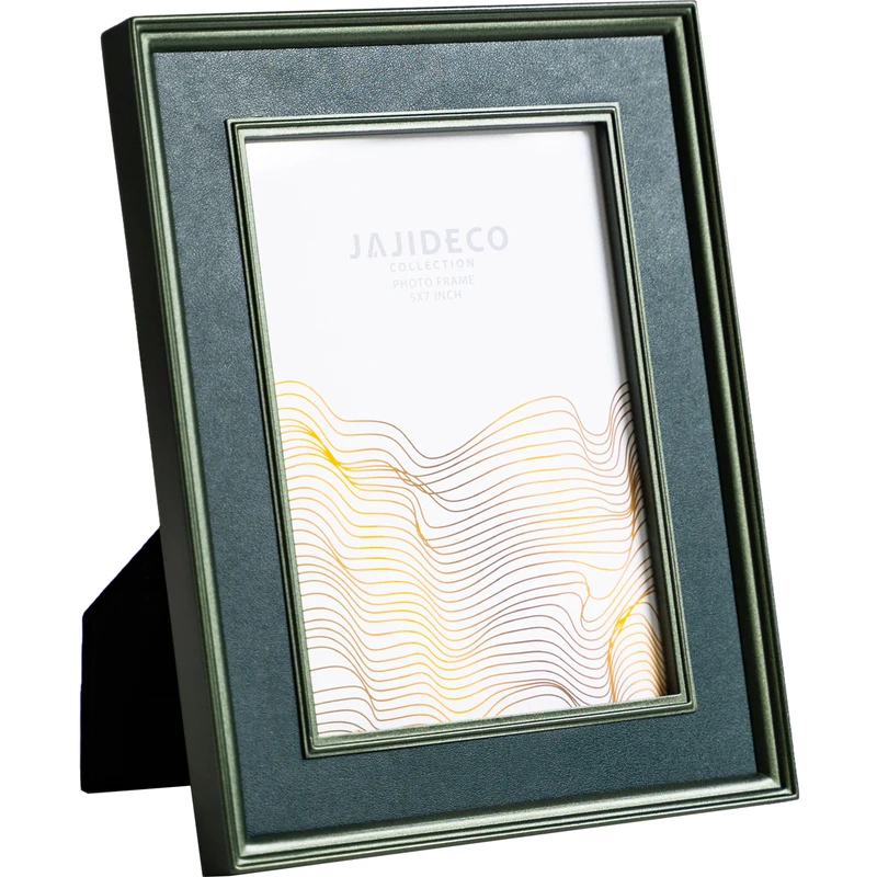 Modern light luxury model room leather photo frame leather photo frame set decoration picture frame soft decoration 6 inch 7 inc