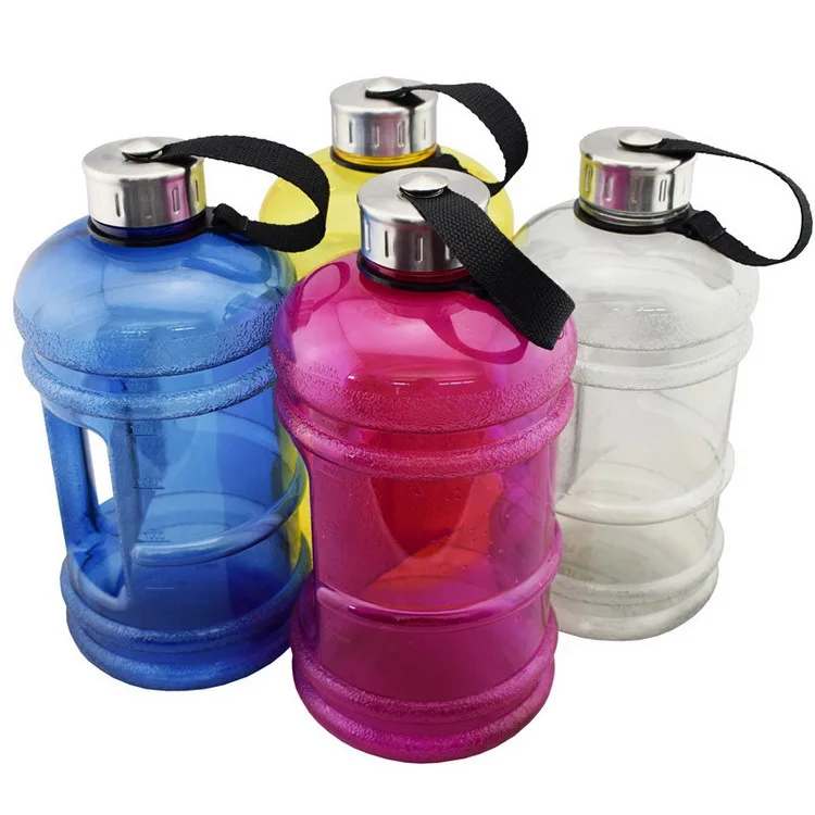 2.2L Sports Water Bottle 75oz Half Gallon Leakproof BPA Free Odorless Solid Jug Daily Gym Fitness Athletic for Camping Hiking