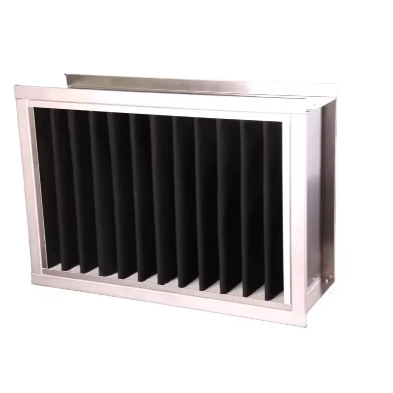Air conditioning ventilation system industrial deodorization Flange type activated primary carbon filter