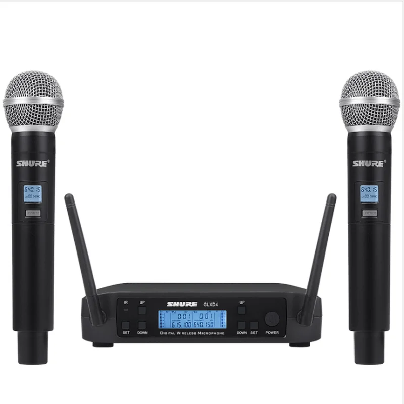 Микрофон SHURE GLXD4 беспроводной профессиональный Ручной FM-микрофон для