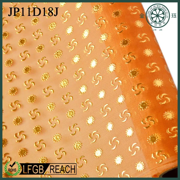 Custom Shape Polyester Sequin Material Fashion Rubber Patch Mesh Fabric for Shoes