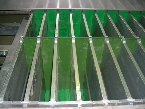 Vertical plate freezer for fish 1000kg/h