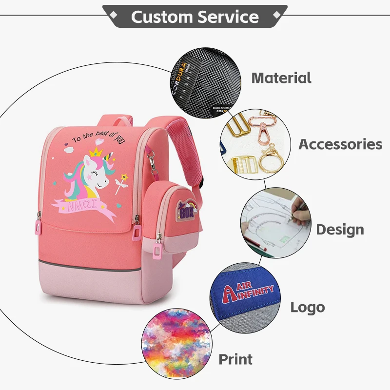 2023 low moq back to school children book bag students schoolbag boys and girls cartoon backpack school bags for kids