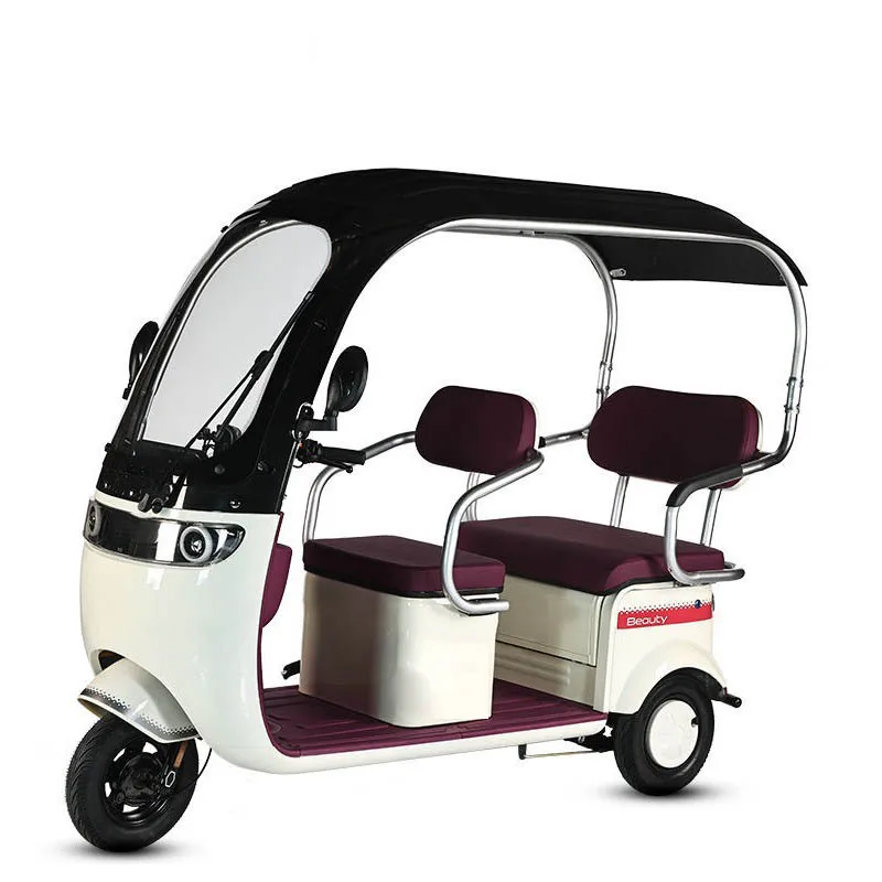 New Product Three Wheel Electric Leisure Scooter Tricycle 600-1200W Adult Electric Tricycles With Roof